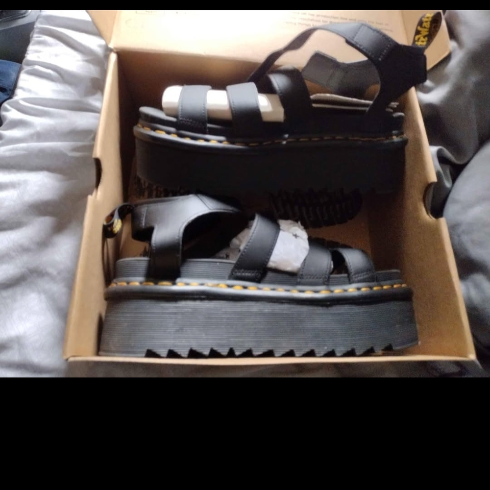 Dr. Martens Black Sandals